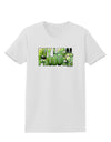 Buy Local - Green Tomatoes Text Womens T-Shirt-Womens T-Shirt-TooLoud-White-X-Small-Davson Sales