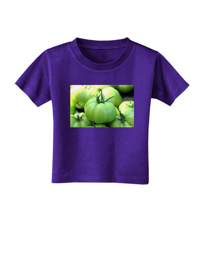 Buy Local - Green Tomatoes Toddler T-Shirt Dark-Toddler T-Shirt-TooLoud-Purple-2T-Davson Sales