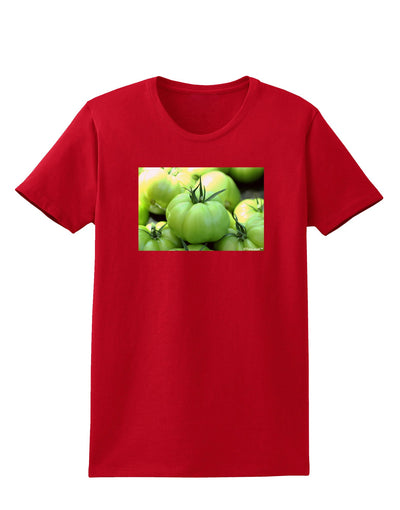 Buy Local - Green Tomatoes Womens Dark T-Shirt-TooLoud-Red-X-Small-Davson Sales