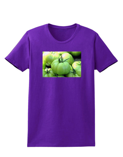 Buy Local - Green Tomatoes Womens Dark T-Shirt-TooLoud-Purple-X-Small-Davson Sales