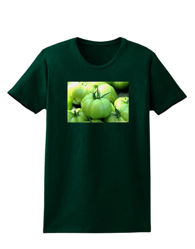 Buy Local - Green Tomatoes Womens Dark T-Shirt-TooLoud-Forest-Green-Small-Davson Sales