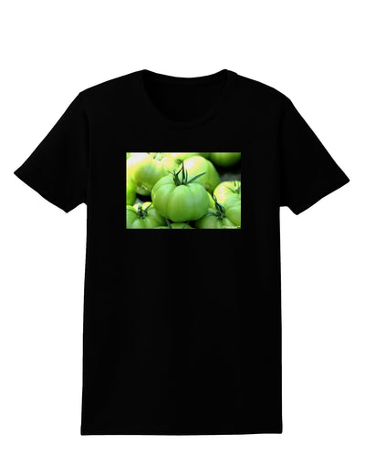 Buy Local - Green Tomatoes Womens Dark T-Shirt-TooLoud-Black-X-Small-Davson Sales