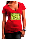 Buy Local - Jalapenos Juniors V-Neck Dark T-Shirt-Womens V-Neck T-Shirts-TooLoud-Red-Juniors Fitted Small-Davson Sales