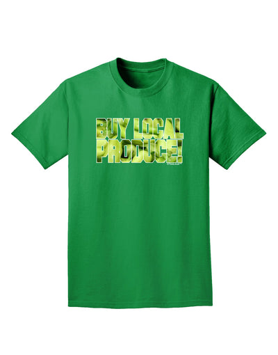 Buy Local - Jalapenos Text Adult Dark T-Shirt-Mens T-Shirt-TooLoud-Kelly-Green-Small-Davson Sales