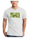 Buy Local - Jalapenos Text Adult V-Neck T-shirt-Mens V-Neck T-Shirt-TooLoud-White-Small-Davson Sales