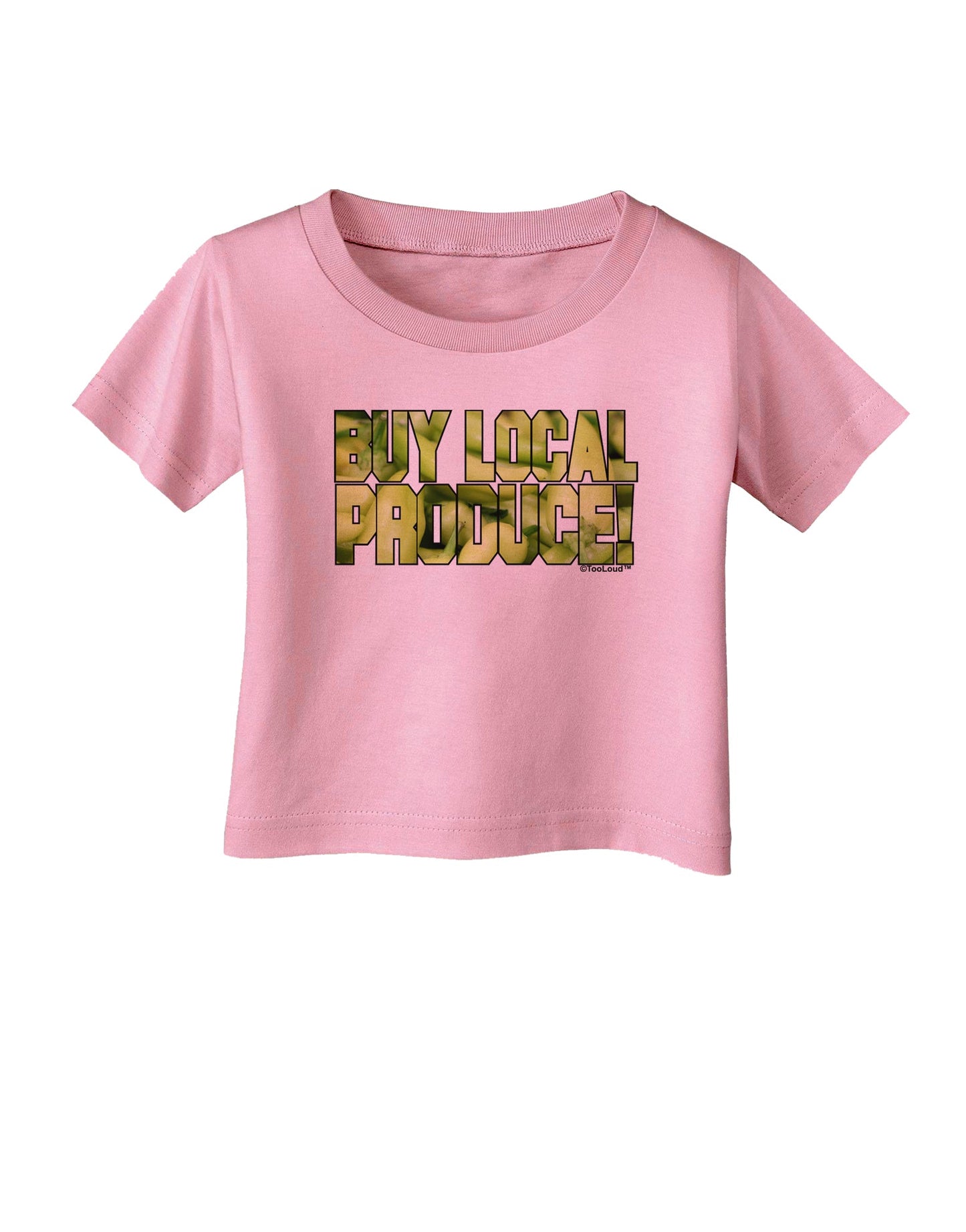 Buy Local - Jalapenos Text Infant T-Shirt-Infant T-Shirt-TooLoud-Candy-Pink-06-Months-Davson Sales