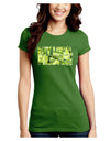 Buy Local - Jalapenos Text Juniors Crew Dark T-Shirt-T-Shirts Juniors Tops-TooLoud-Kiwi-Green-Juniors Fitted Small-Davson Sales