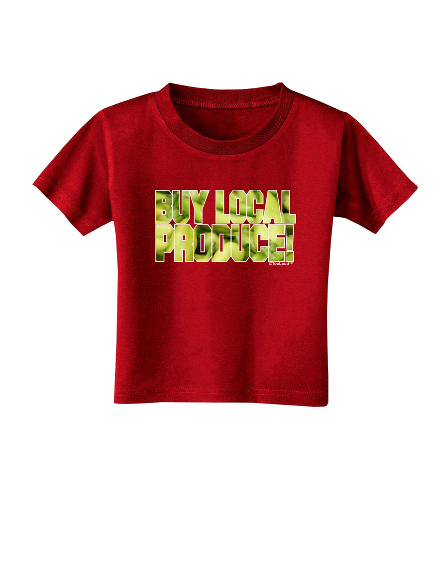 Buy Local - Jalapenos Text Toddler T-Shirt Dark-Toddler T-Shirt-TooLoud-Black-2T-Davson Sales