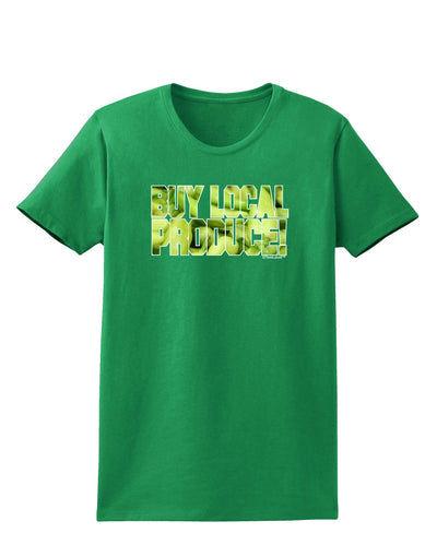 Buy Local - Jalapenos Text Womens Dark T-Shirt-TooLoud-Kelly-Green-X-Small-Davson Sales