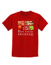 Buy Local Produce Text Childrens Dark T-Shirt-Childrens T-Shirt-TooLoud-Red-X-Large-Davson Sales