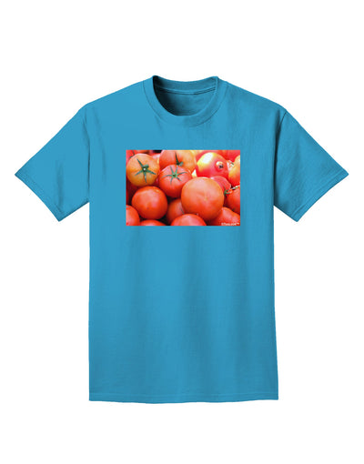 Buy Local Produce Tomatoes Adult Dark T-Shirt-Mens T-Shirt-TooLoud-Turquoise-Small-Davson Sales