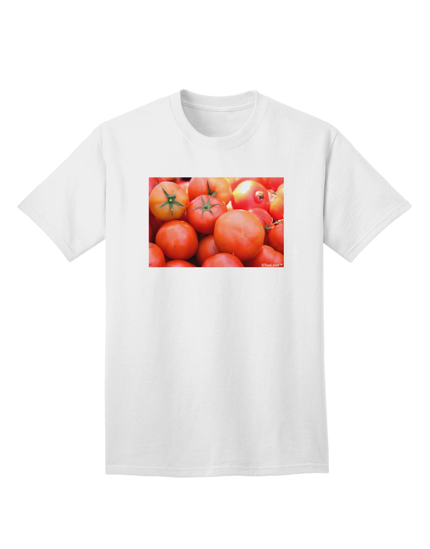 Buy Local Produce Tomatoes Adult T-Shirt-Mens T-Shirt-TooLoud-White-Small-Davson Sales