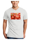 Buy Local Produce Tomatoes Adult V-Neck T-shirt-Mens V-Neck T-Shirt-TooLoud-White-Small-Davson Sales