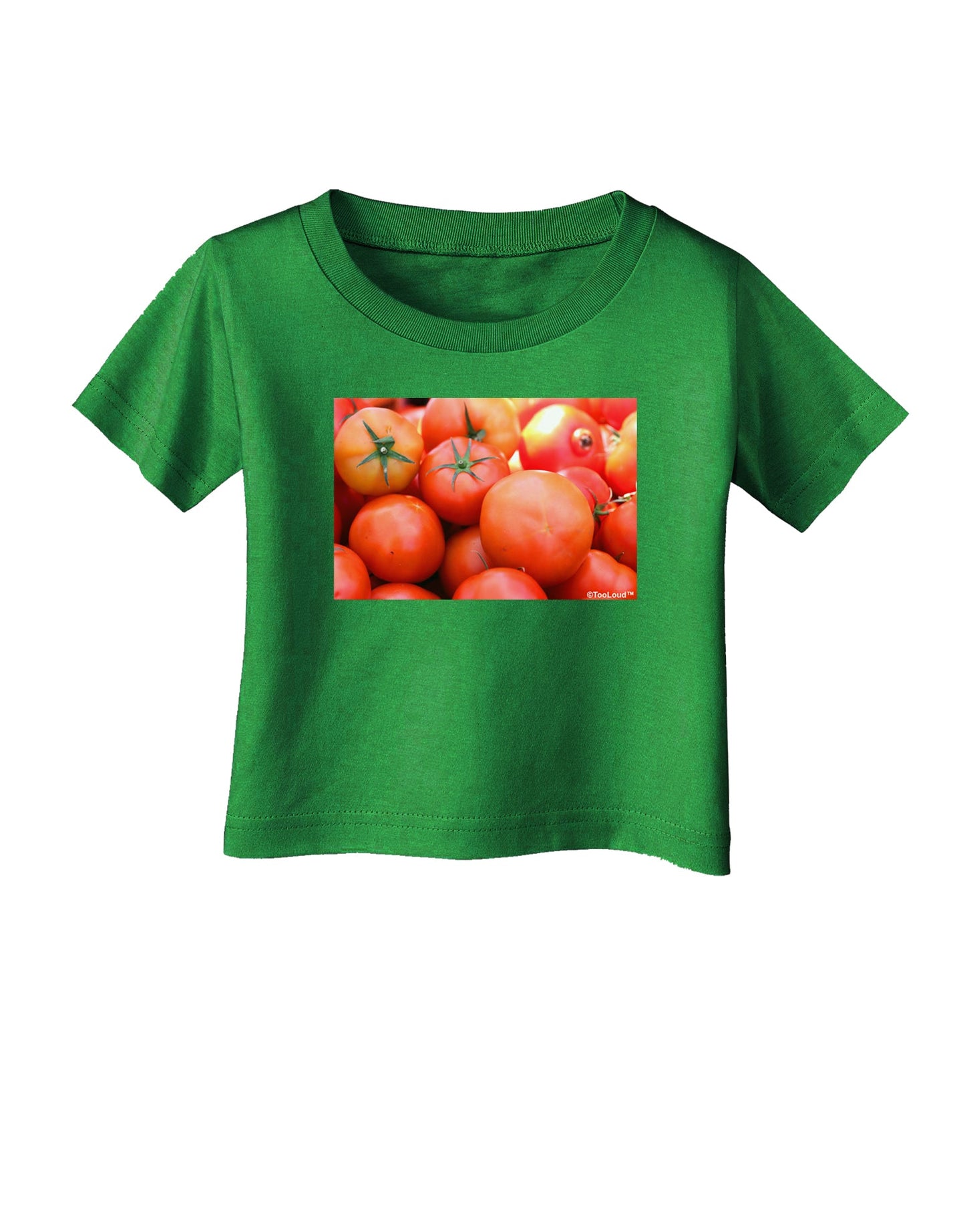 Buy Local Produce Tomatoes Infant T-Shirt Dark-Infant T-Shirt-TooLoud-Clover-Green-06-Months-Davson Sales