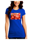 Buy Local Produce Tomatoes Juniors Crew Dark T-Shirt-T-Shirts Juniors Tops-TooLoud-Royal-Blue-Juniors Fitted Small-Davson Sales