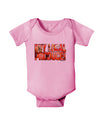 Buy Local Produce Tomatoes Text Baby Romper Bodysuit-Baby Romper-TooLoud-Pink-06-Months-Davson Sales