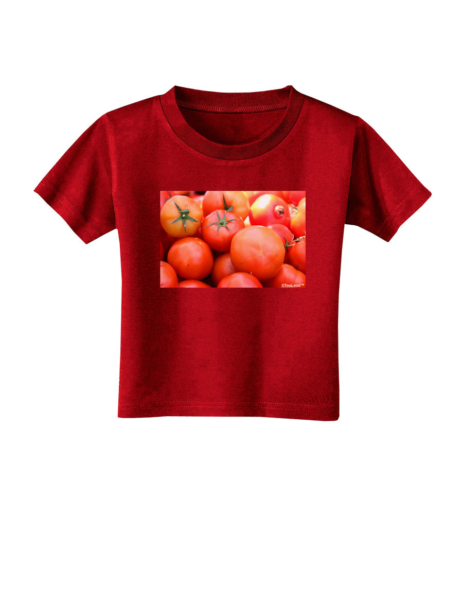 Buy Local Produce Tomatoes Toddler T-Shirt Dark-Toddler T-Shirt-TooLoud-Black-2T-Davson Sales