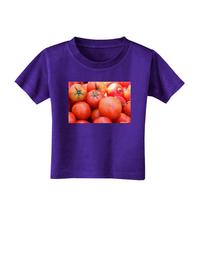 Buy Local Produce Tomatoes Toddler T-Shirt Dark-Toddler T-Shirt-TooLoud-Purple-2T-Davson Sales