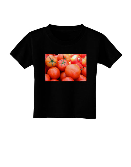 Buy Local Produce Tomatoes Toddler T-Shirt Dark-Toddler T-Shirt-TooLoud-Black-2T-Davson Sales