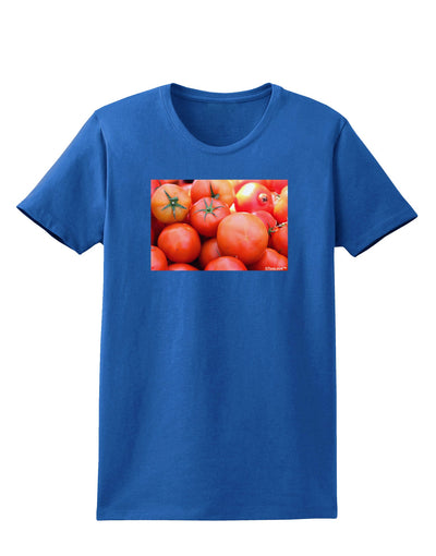 Buy Local Produce Tomatoes Womens Dark T-Shirt-TooLoud-Royal-Blue-X-Small-Davson Sales