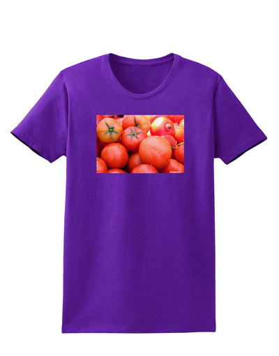 Buy Local Produce Tomatoes Womens Dark T-Shirt-TooLoud-Purple-X-Small-Davson Sales