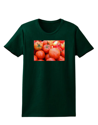 Buy Local Produce Tomatoes Womens Dark T-Shirt-TooLoud-Forest-Green-Small-Davson Sales