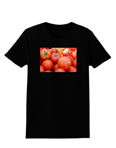 Buy Local Produce Tomatoes Womens Dark T-Shirt-TooLoud-Black-X-Small-Davson Sales