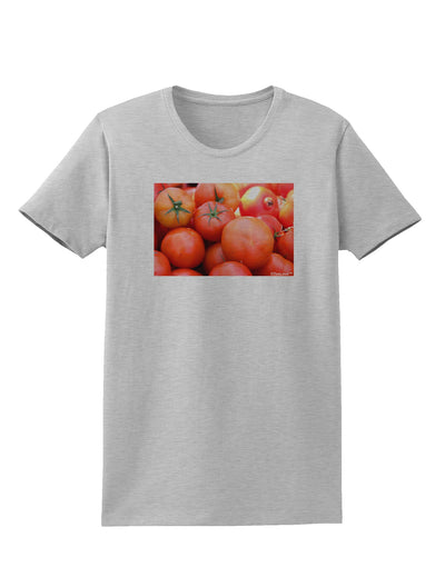 Buy Local Produce Tomatoes Womens T-Shirt-Womens T-Shirt-TooLoud-AshGray-X-Small-Davson Sales