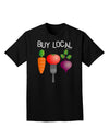 Buy Local - Vegetables Design Adult Dark T-Shirt-Mens T-Shirt-TooLoud-Black-Small-Davson Sales