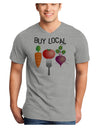 Buy Local - Vegetables Design Adult V-Neck T-shirt-Mens V-Neck T-Shirt-TooLoud-HeatherGray-Small-Davson Sales