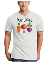 Buy Local - Vegetables Design Adult V-Neck T-shirt-Mens V-Neck T-Shirt-TooLoud-White-Small-Davson Sales