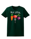 Buy Local - Vegetables Design Womens Dark T-Shirt-TooLoud-Forest-Green-Small-Davson Sales