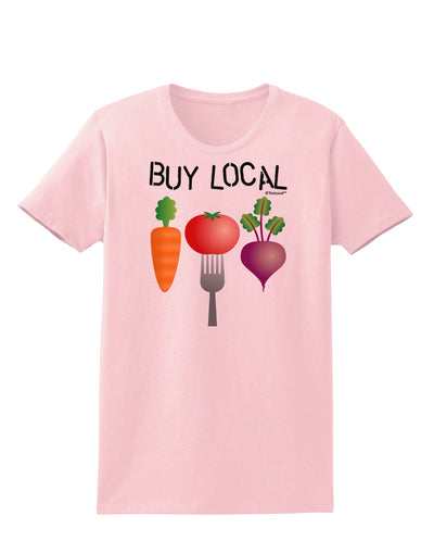 Buy Local - Vegetables Design Womens T-Shirt-Womens T-Shirt-TooLoud-PalePink-X-Small-Davson Sales