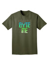 Byte Me Adult Dark T-Shirt-Mens T-Shirt-TooLoud-Military-Green-Small-Davson Sales