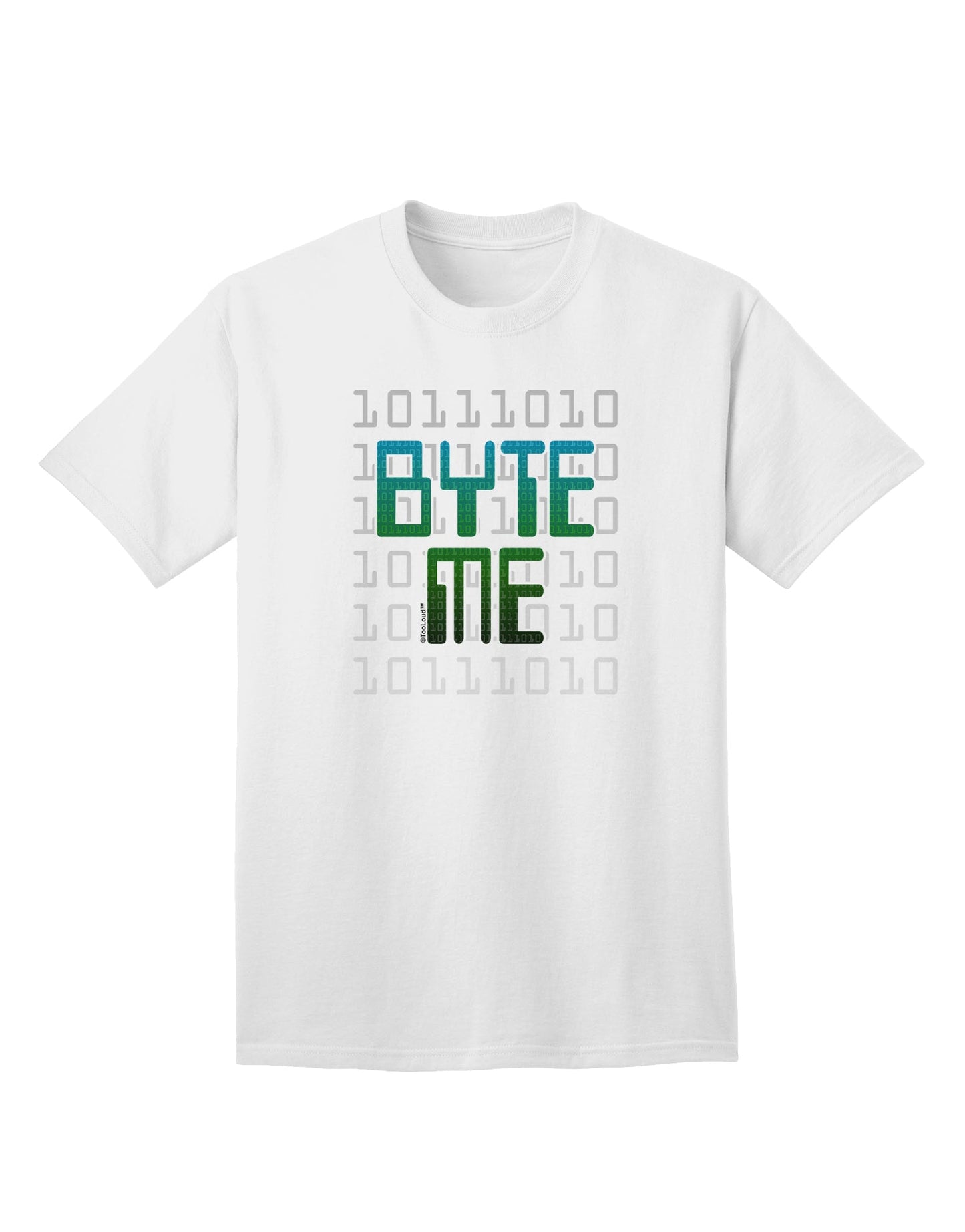 Byte Me Adult T-Shirt: Premium Quality for the Tech-Savvy Fashionista-Mens T-shirts-TooLoud-White-Small-Davson Sales
