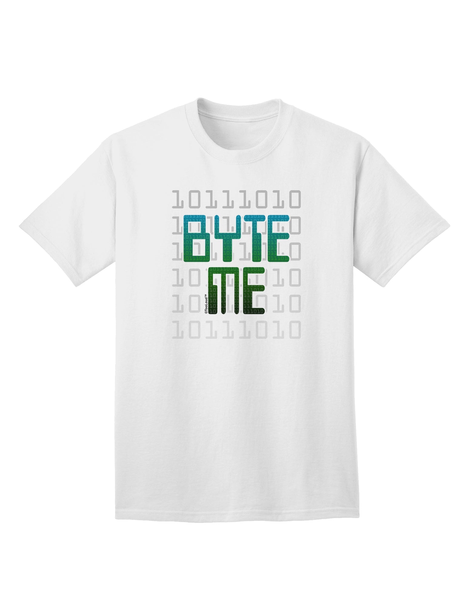 Byte Me Adult T-Shirt: Premium Quality for the Tech-Savvy Fashionista-Mens T-shirts-TooLoud-White-Small-Davson Sales