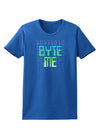 Byte Me Womens Dark T-Shirt-TooLoud-Royal-Blue-X-Small-Davson Sales