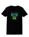 Byte Me Womens Dark T-Shirt-TooLoud-Black-X-Small-Davson Sales