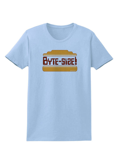 Byte Size Womens T-Shirt-Womens T-Shirt-TooLoud-Light-Blue-XXXX-Large-Davson Sales