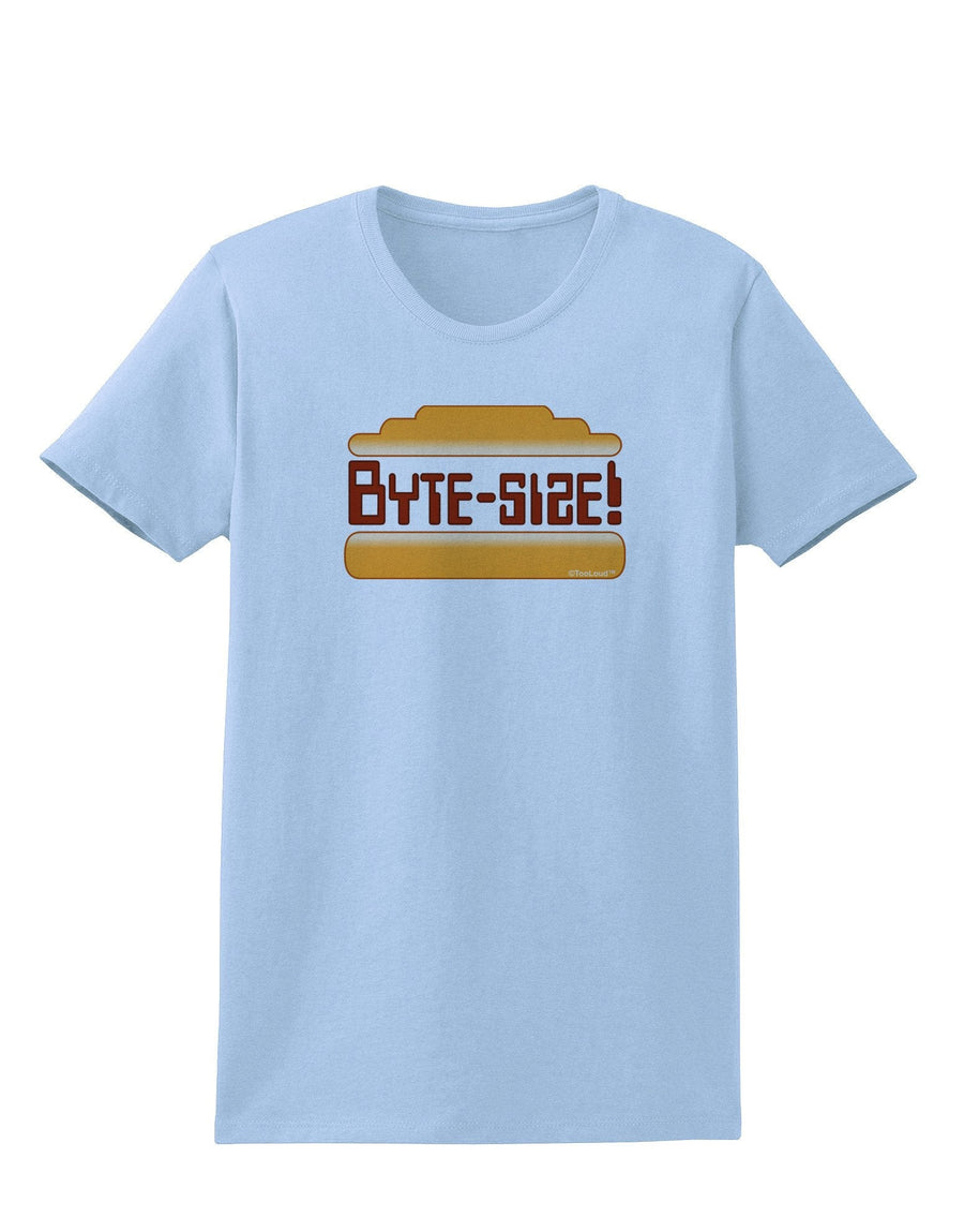 Byte Size Womens T-Shirt-Womens T-Shirt-TooLoud-Red-XXXX-Large-Davson Sales