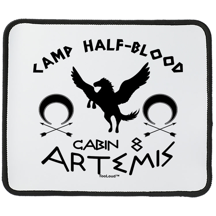 Camp Half Blood Cabin 8 Artemis Mousepad by TooLoud