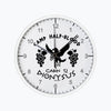 Camp Half Blood Cabin 12 Dionysus 10 Inch Round Wall Clock with Numbers by TooLoud