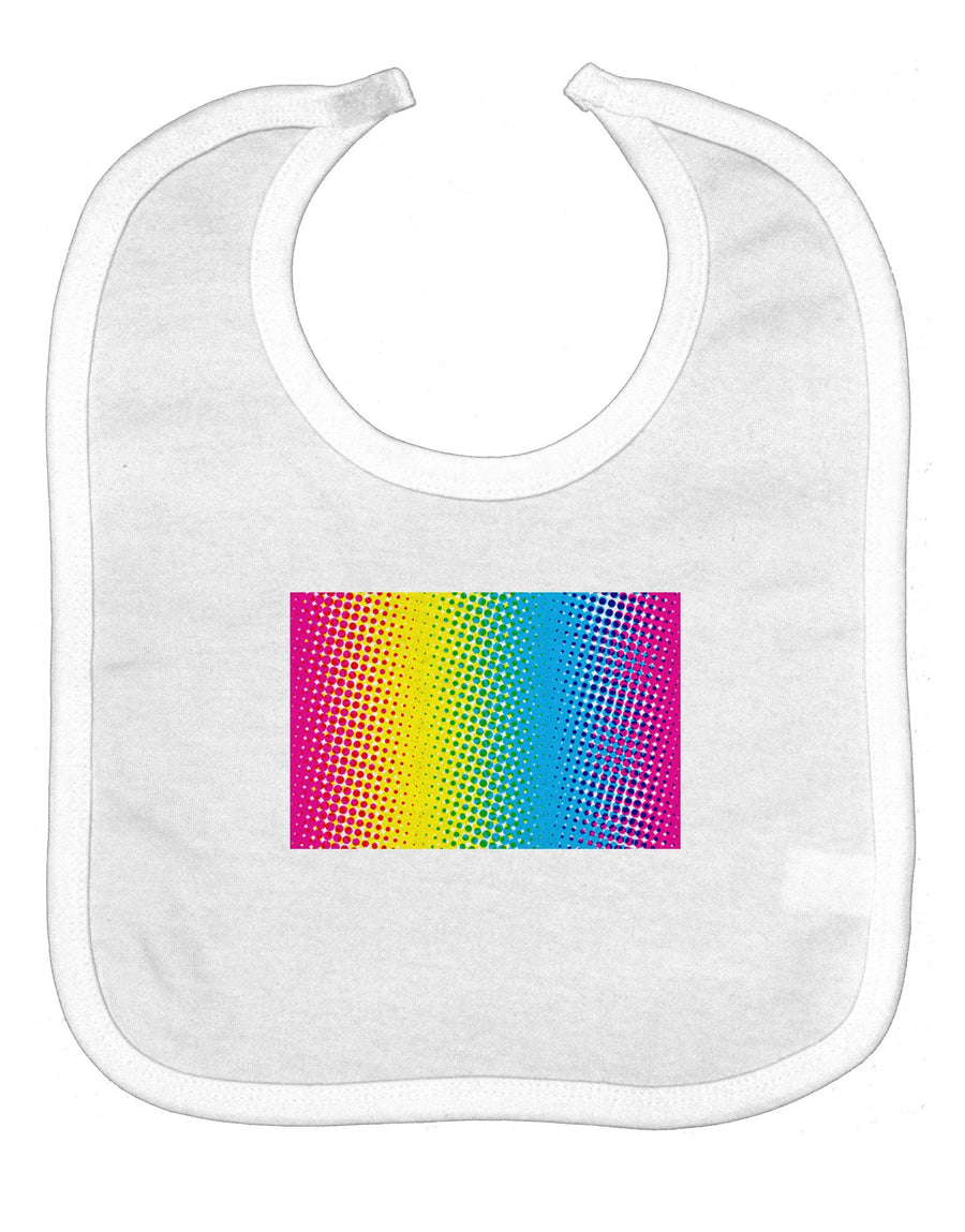 CMY Graphic Rainbow Baby Bib