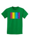 CMY Graphic Rainbow Childrens Dark T-Shirt-Childrens T-Shirt-TooLoud-Kelly-Green-X-Small-Davson Sales