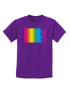 CMY Graphic Rainbow Childrens Dark T-Shirt-Childrens T-Shirt-TooLoud-Purple-X-Small-Davson Sales