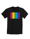 CMY Graphic Rainbow Childrens Dark T-Shirt-Childrens T-Shirt-TooLoud-Black-X-Small-Davson Sales