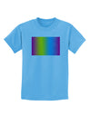 CMY Graphic Rainbow Childrens T-Shirt-Childrens T-Shirt-TooLoud-Aquatic-Blue-X-Small-Davson Sales