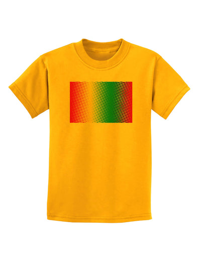 CMY Graphic Rainbow Childrens T-Shirt-Childrens T-Shirt-TooLoud-Gold-X-Small-Davson Sales