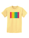 CMY Graphic Rainbow Childrens T-Shirt-Childrens T-Shirt-TooLoud-Daffodil-Yellow-X-Small-Davson Sales