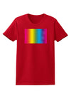 CMY Graphic Rainbow Womens Dark T-Shirt-TooLoud-Red-X-Small-Davson Sales